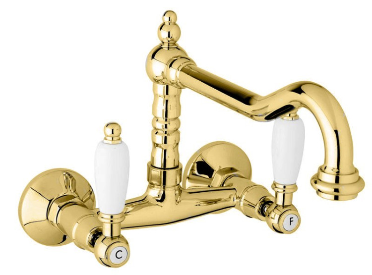 Кухонный смеситель настенного монтажа Cezares FIRST-LLP-01-M