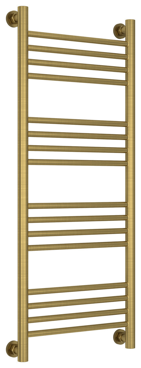 Полотенцесушитель водяной Сунержа Богема+ прямая 1000х400 Состаренная латунь