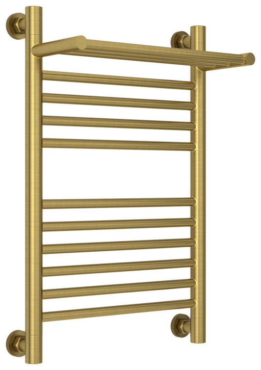 Полотенцесушитель водяной Сунержа Богема с полкой+ 600х400 Состаренная латунь