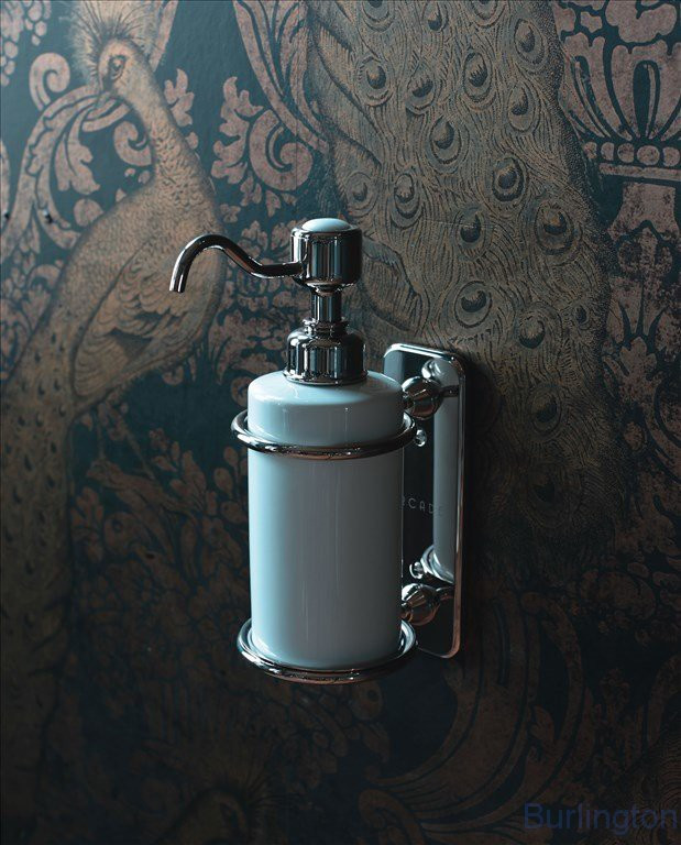 Дозатор керамический для жидкого мыла, НИКЕЛЬ [ARCA19 NKL]