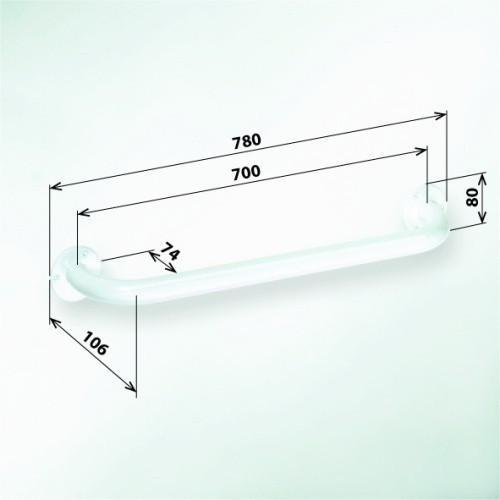 Поручень для ванны Bemeta Help 301100704