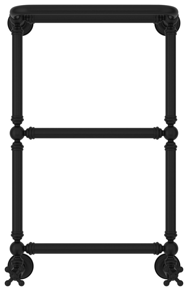 Полотенцесушитель водяной Сунержа Ренессанс 1386 660x400 Матовый чёрный