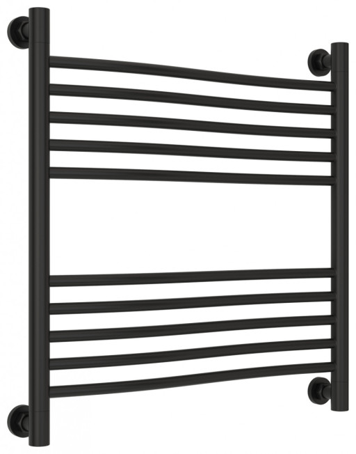 Полотенцесушитель водяной Сунержа Флюид+ 600х600 Матовый чёрный