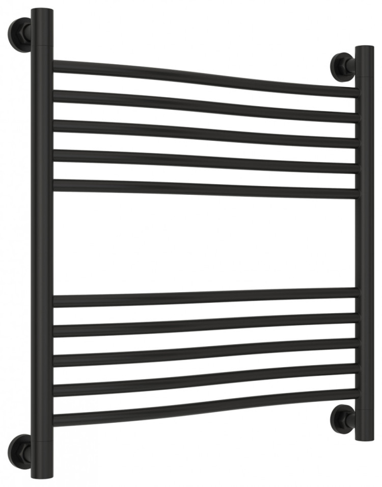Полотенцесушитель водяной Сунержа Флюид+ 600х600 Матовый чёрный