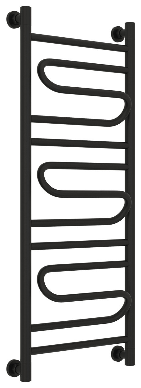 Полотенцесушитель водяной Сунержа Элегия+ 1000х400 Матовый чёрный