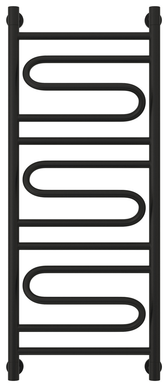 Полотенцесушитель водяной Сунержа Элегия+ 1000х400 Матовый чёрный