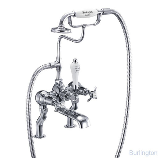 Смеситель для ванны с ручным душем, набортный [AN15]