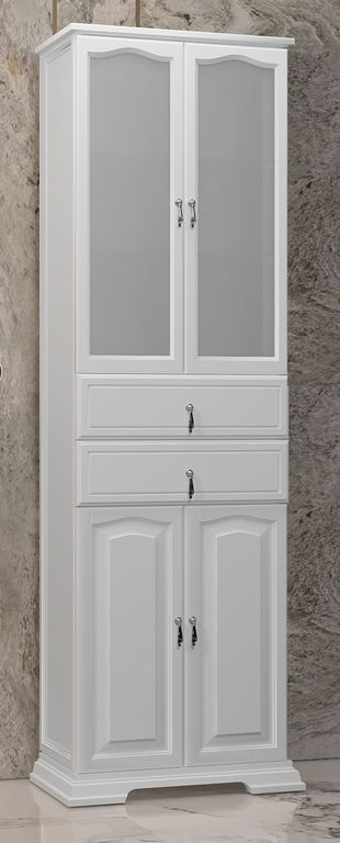 Пенал Риспекто 60 двухстворчатый белый матовый