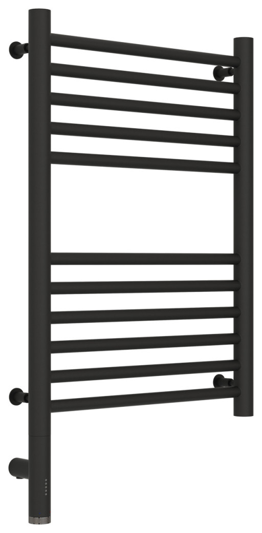 Полотенцесушитель электрический Сунержа Богема 3.0 прямая 600х400 МЭМ левый Тёмный титан муар