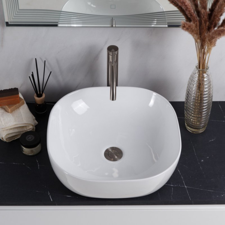 Донный клапан с системой Клик-клак без перелива, чёрный BelBagno BB-SC-NERO