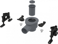 Сифон DN50 и комплект регулируемых ног Alcadrain APZ-S12