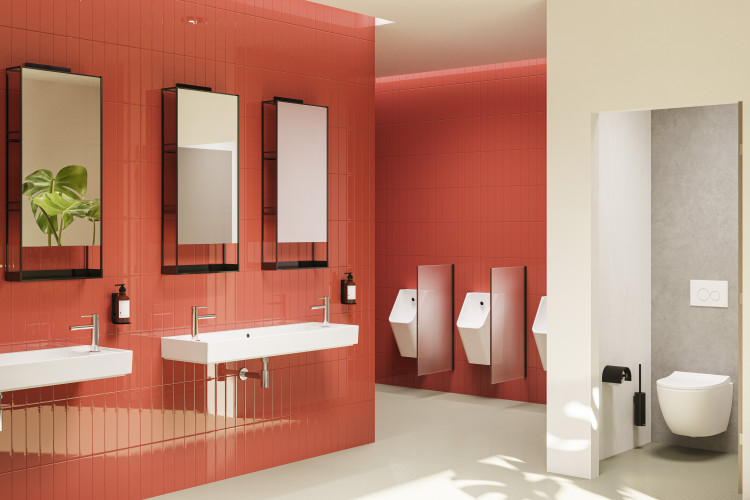 Смеситель Origin для раковины, средний, хром