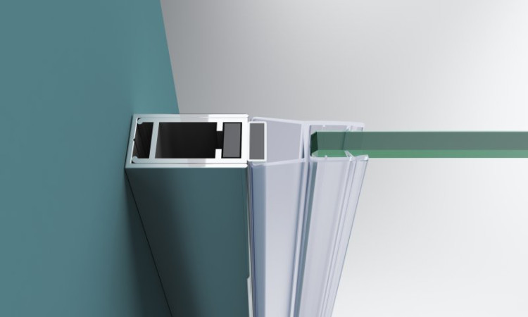 Душевая дверь в нишу BELBAGNO ETNA-B-12 Cezares ETNA-B-12-60/40-C-Cr