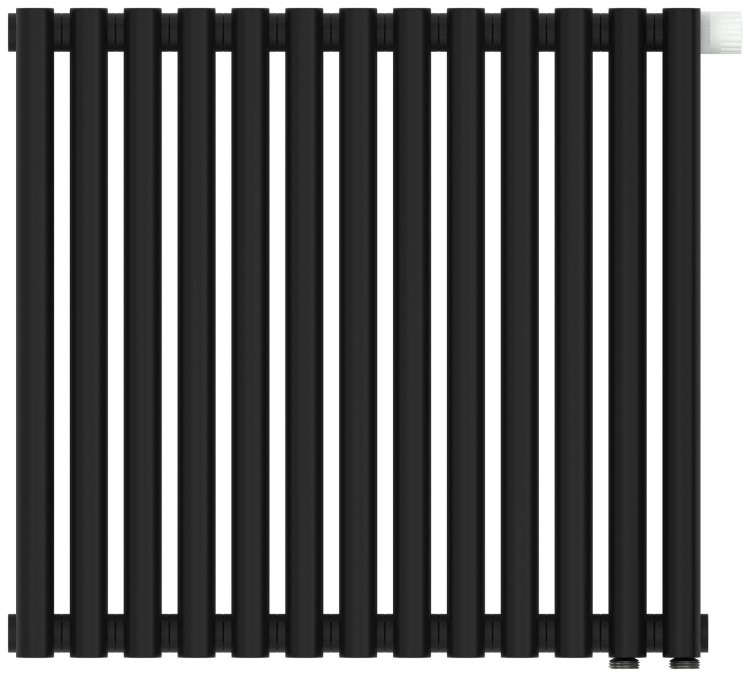 Отопительный радиатор Сунержа Эстет-11 EU50 500х585 13 секций Матовый чёрный