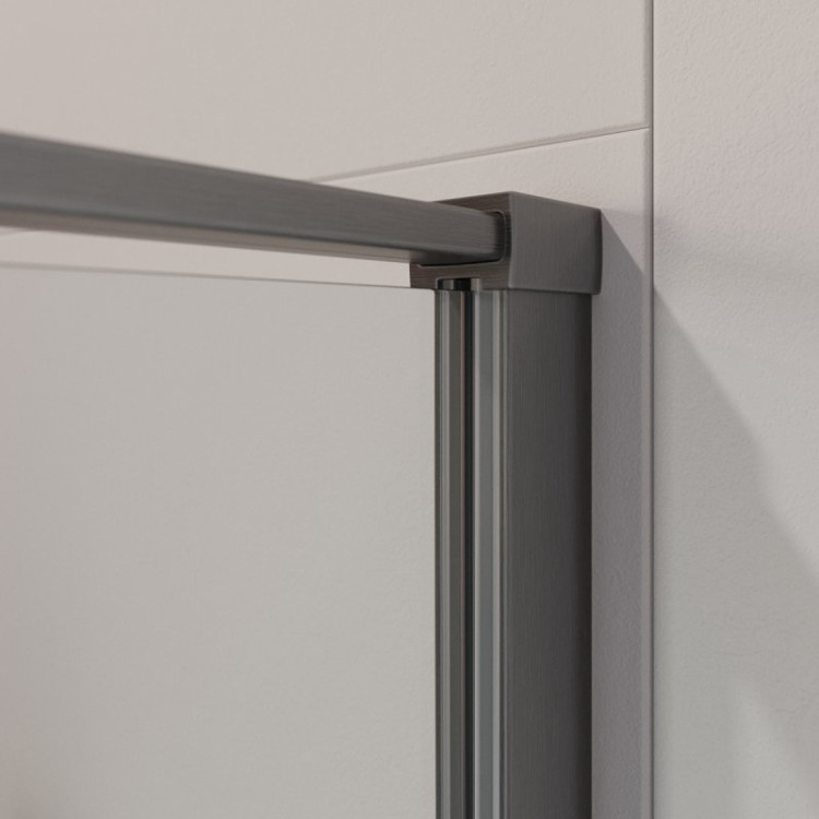 Душевой уголок LINER-A-2 Cezares LINER-A-2-90-C-NERO