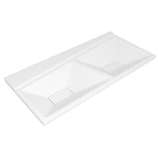 Раковина двойная Serel 4life 100 FL32+TP10