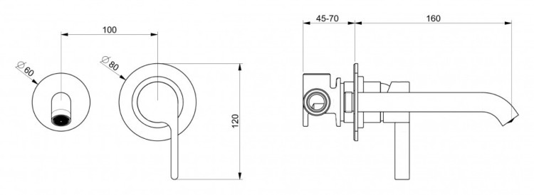 Смеситель для раковины Webert DoReMi DR830606