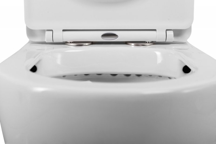 Чаша унитаза безободкового, P-trap Cezares CZR-152-CPR