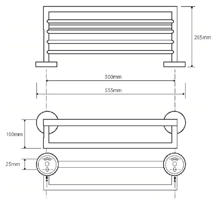 Полка Bemeta Omega 104219072