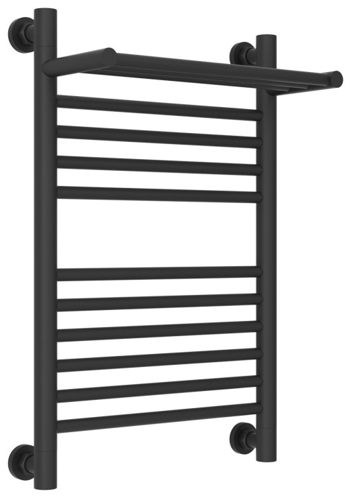 Полотенцесушитель водяной Сунержа Богема с полкой+ 600х400 Тёмный титан муар