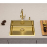 Мойка KOMBINO 50 MONARCH GOLD SAT-90 542X442X195 F/S  в компл. с выпуском без сифона,
