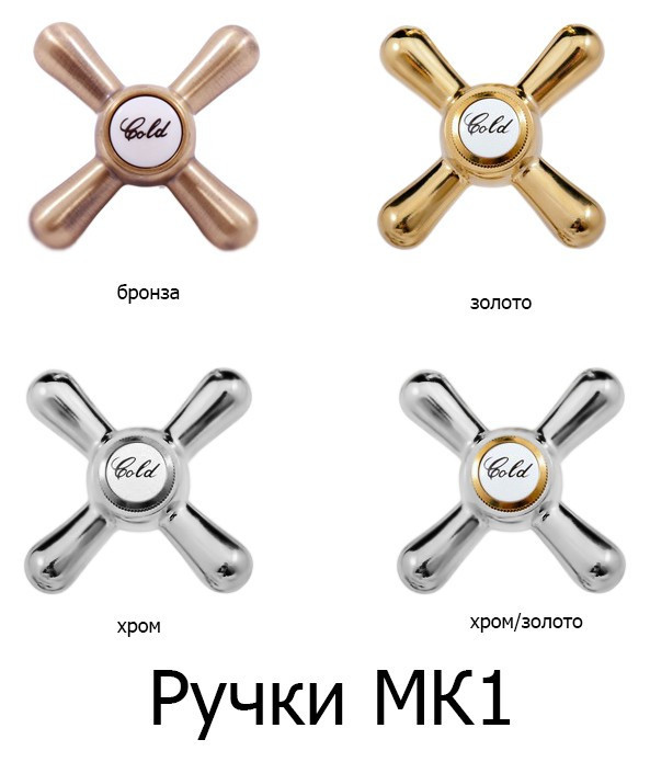 Смеситель для биде Rav Slezak Morava retro MK321.5/9