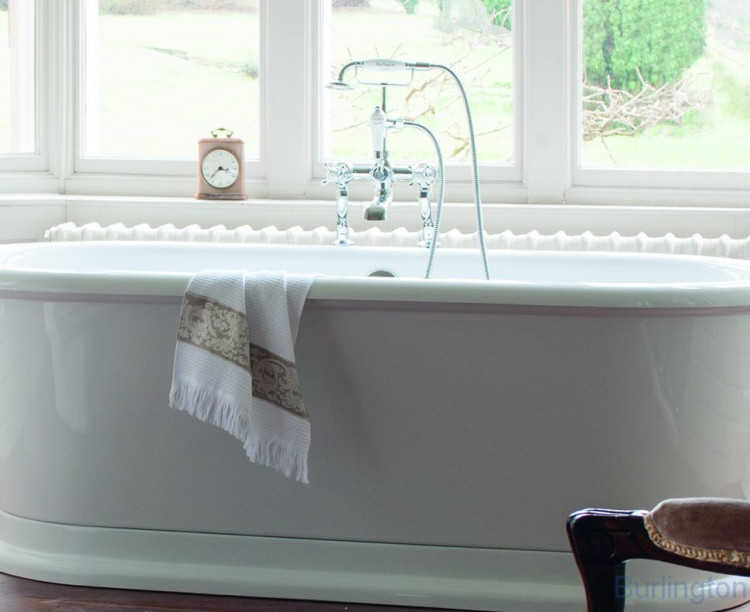 Смеситель для ванны с ручным душем, набортный [CL15 BLA]