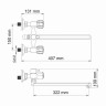 WasserKRAFT Amper 2902L Смеситель для ванндлинныизливом