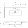 Керамическая раковина 910х460 мм BelBagno BB900ETL