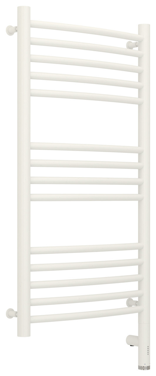 Полотенцесушитель электрический Сунержа Богема 3.0 выгнутая 800х400 МЭМ правый Матовый белый