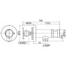 Гигиенический душ Bossini Paloma Brass E37005B.030