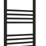 Полотенцесушитель электрический Сунержа Богема с полкой 3.0 800х400 / МЭМ левый Матовый чёрный