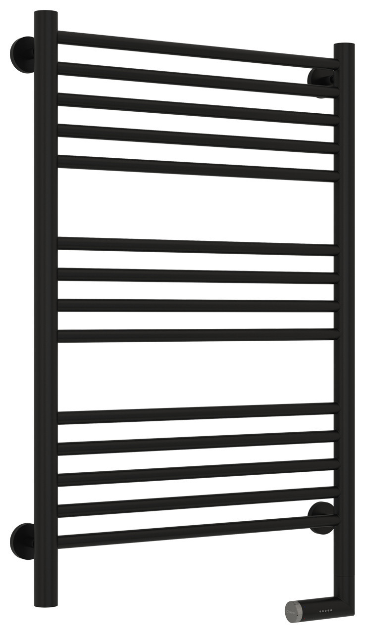 Полотенцесушитель электрический Сунержа Богема 2.0 прямая 800х500 МЭМ правый Матовый чёрный