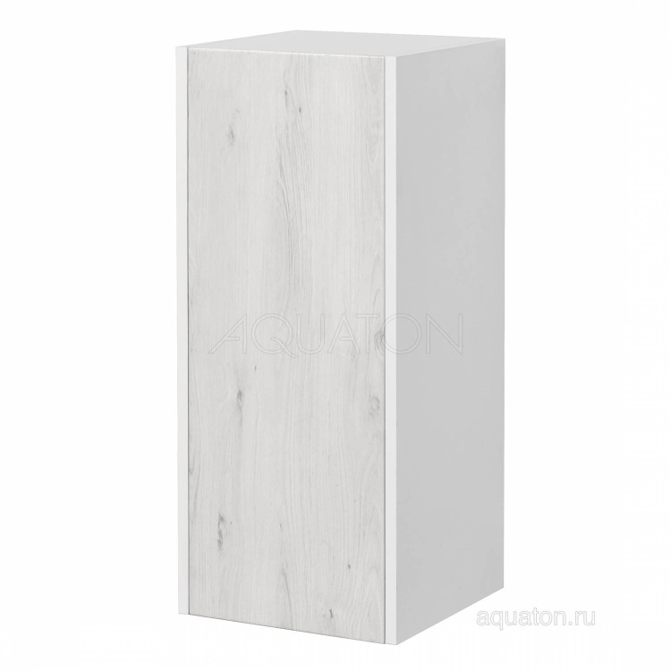 Шкафчик Aquaton Сакура правый ольха наварра, белый глянец 1A220803SKW8R