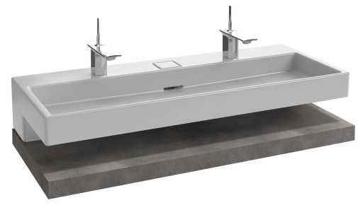 Столешница 120 см, без отверстия, темный камень, меламин с эффектом ламинации Jacob Delafon TERRACE EB1195-N06