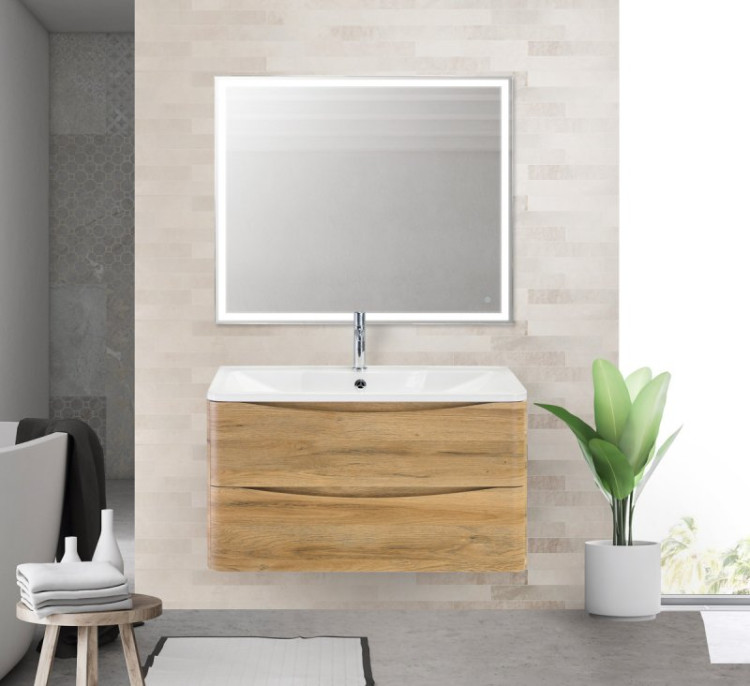 База под раковину подвесная с двумя выкатными ящиками BelBagno ACQUA-900-2C-SO-BL