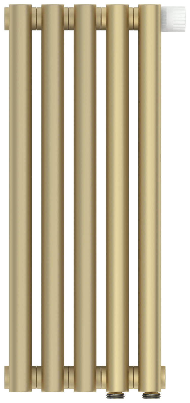 Отопительный радиатор Сунержа Эстет-00 EU50 500х225 5 секций Матовая шампань