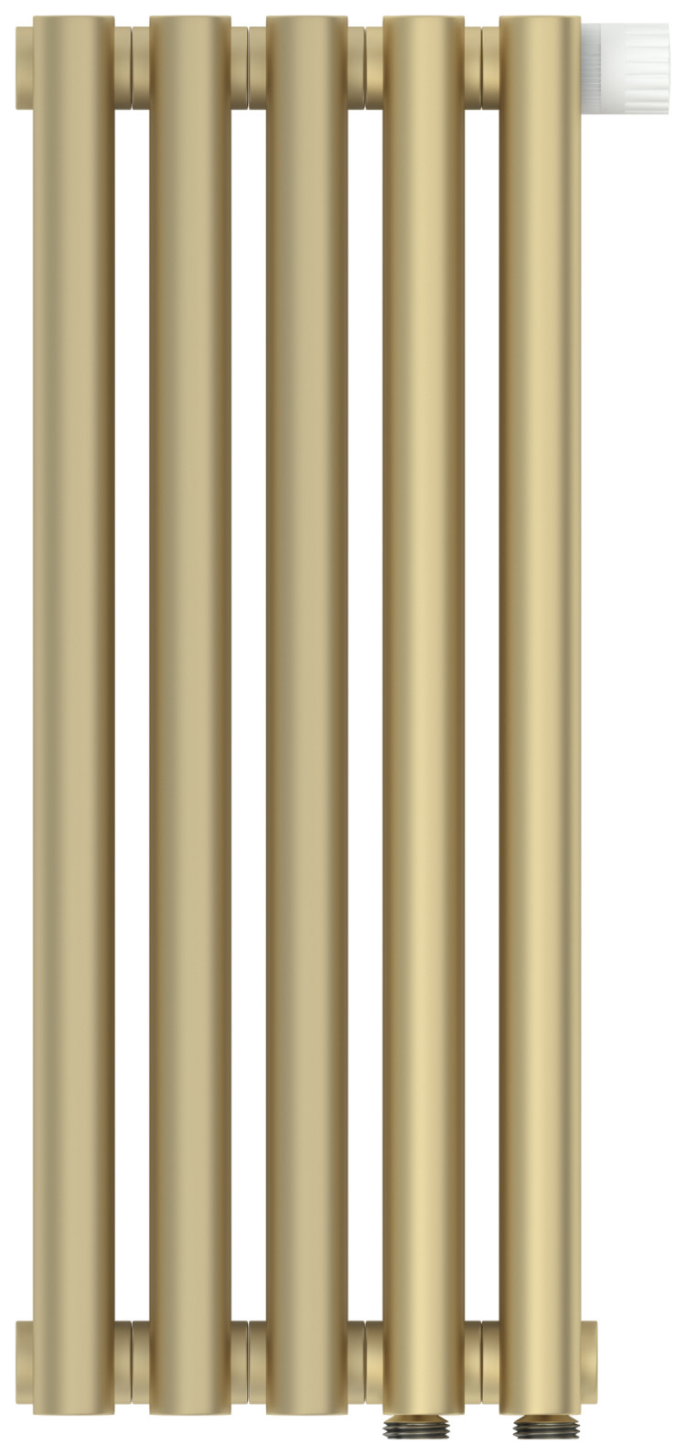 Отопительный радиатор Сунержа Эстет-11 EU50 500х225 5 секций Матовая шампань