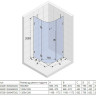 Душевой уголок Riho Scandic Mistral M308 90x90