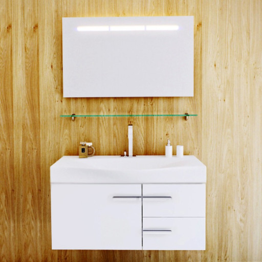 Тумба под раковину Aqwella Европа 100 подвесная