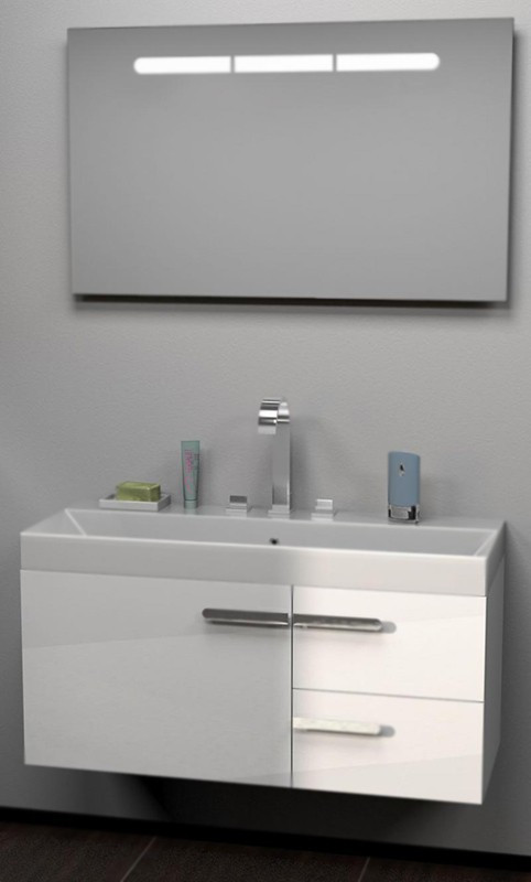 Тумба под раковину Aqwella Европа 100 подвесная