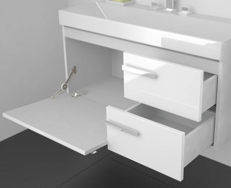 Тумба под раковину Aqwella Европа 100 подвесная