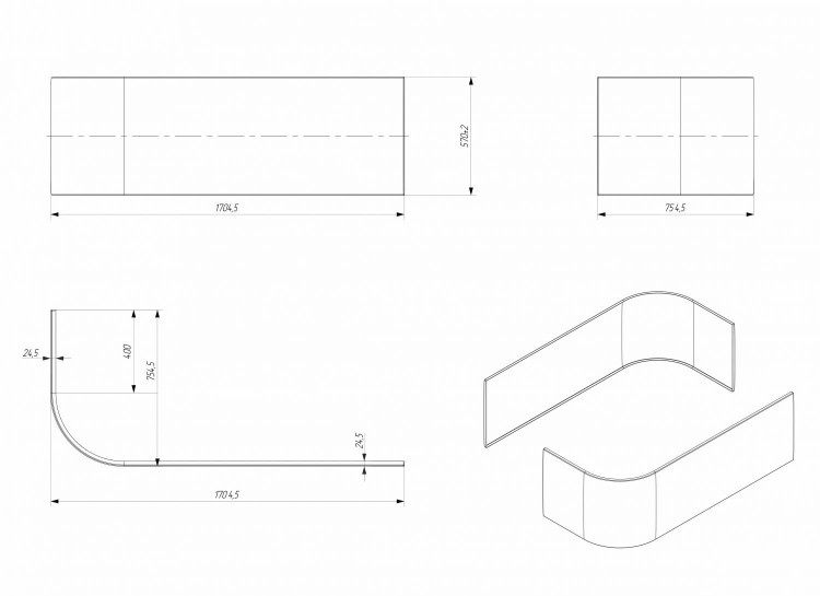 Панель 1Marka ALISA MG 170 L/R