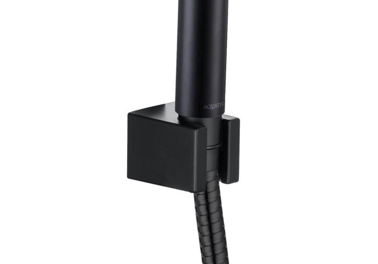 Душевой набор Aquatek, матовый черный AQ2030MB