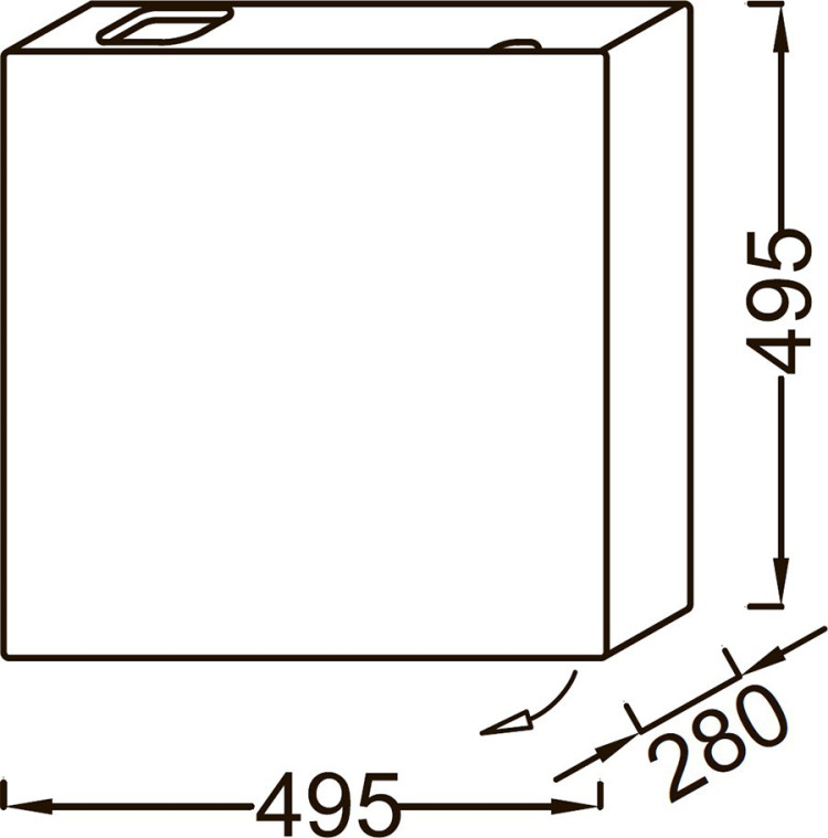 Тумба под раковину Jacob Delafon Terrace 50 подвесная