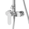 Душевая стойка со смесителем, верхним и ручным душем Cezares STYLUS-CD-IN