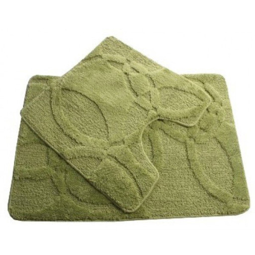 Комплект ковриков Fixsen FX-0128A-2 Green 60x90