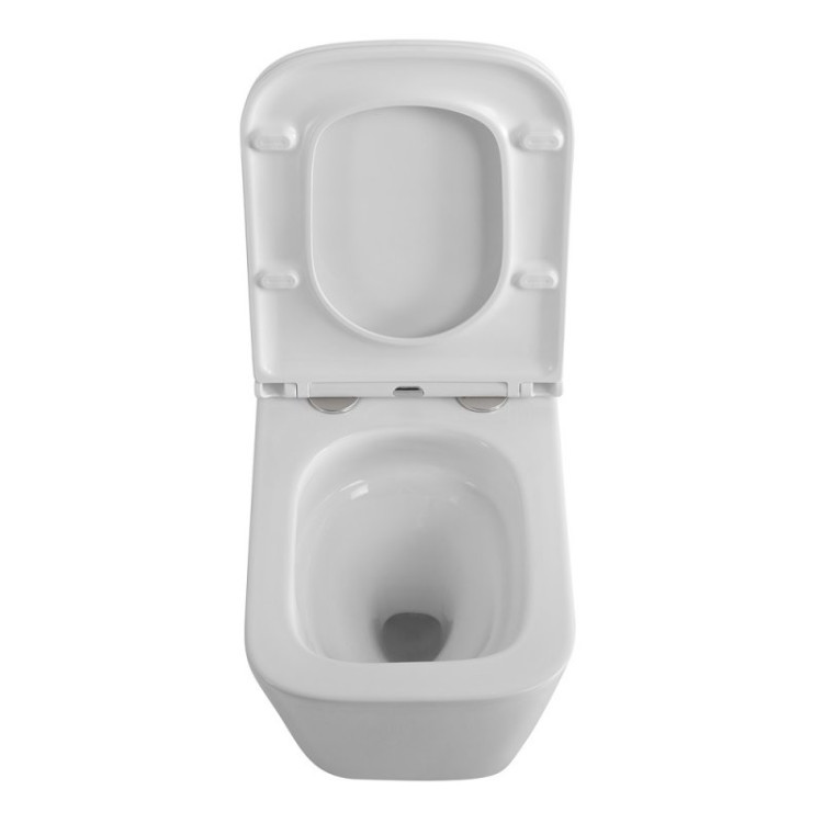 Сиденье дюропласт, soft close, металлическое крепление Cezares BB2322SC