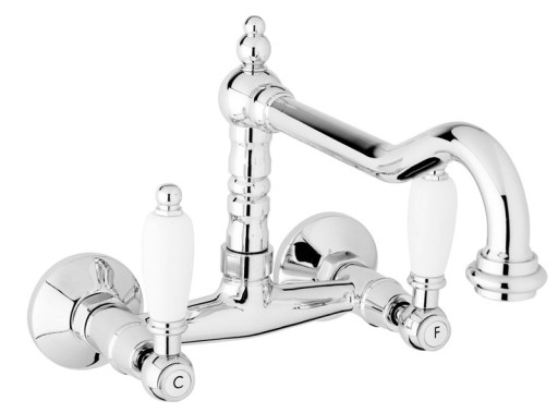 Кухонный смеситель настенного монтажа Cezares FIRST-LLP-02-M