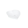 CREAVIT Раковина TP149 сердце белая